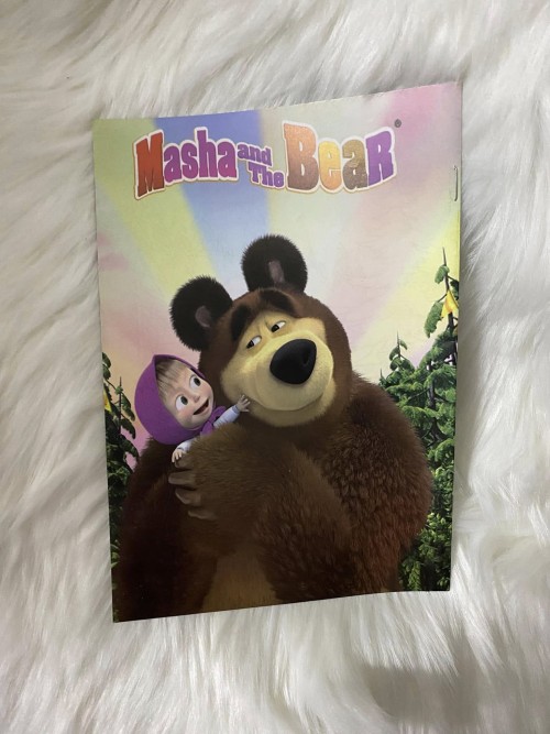 كراس تلوين ماشا والدب